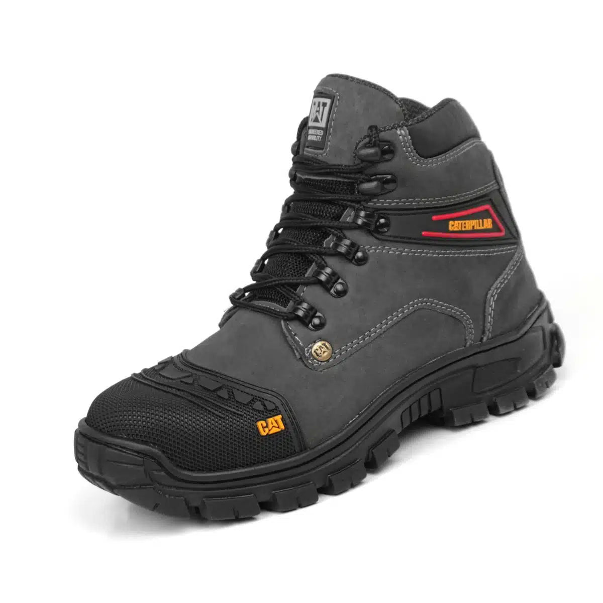 Bota Caterpillar 2190 Cinza Bico PVC
