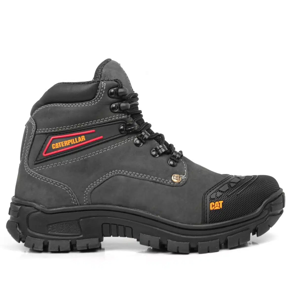 Bota Caterpillar 2190 Cinza Bico PVC