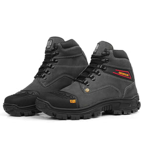 Bota Caterpillar 2190 Cinza Bico PVC